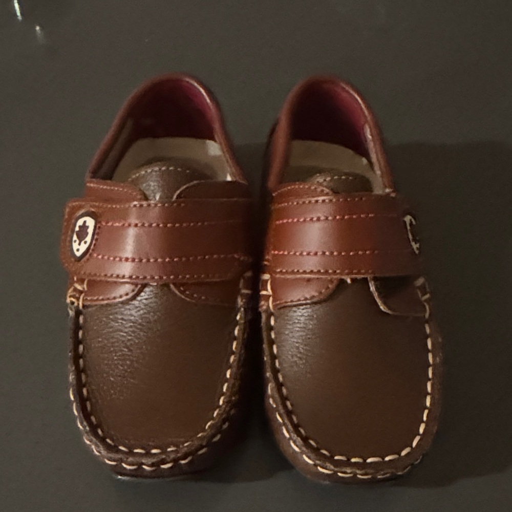 Brown, toddler, Mini Burbujas Loafers
